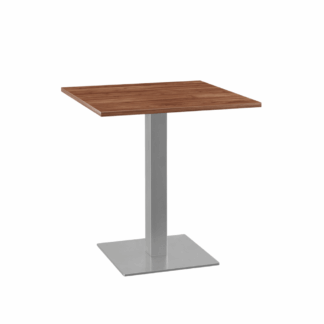Bistrotisch 80x80cm  | D3025 OW Sonoma Eiche  |  Edelstahl Gestell