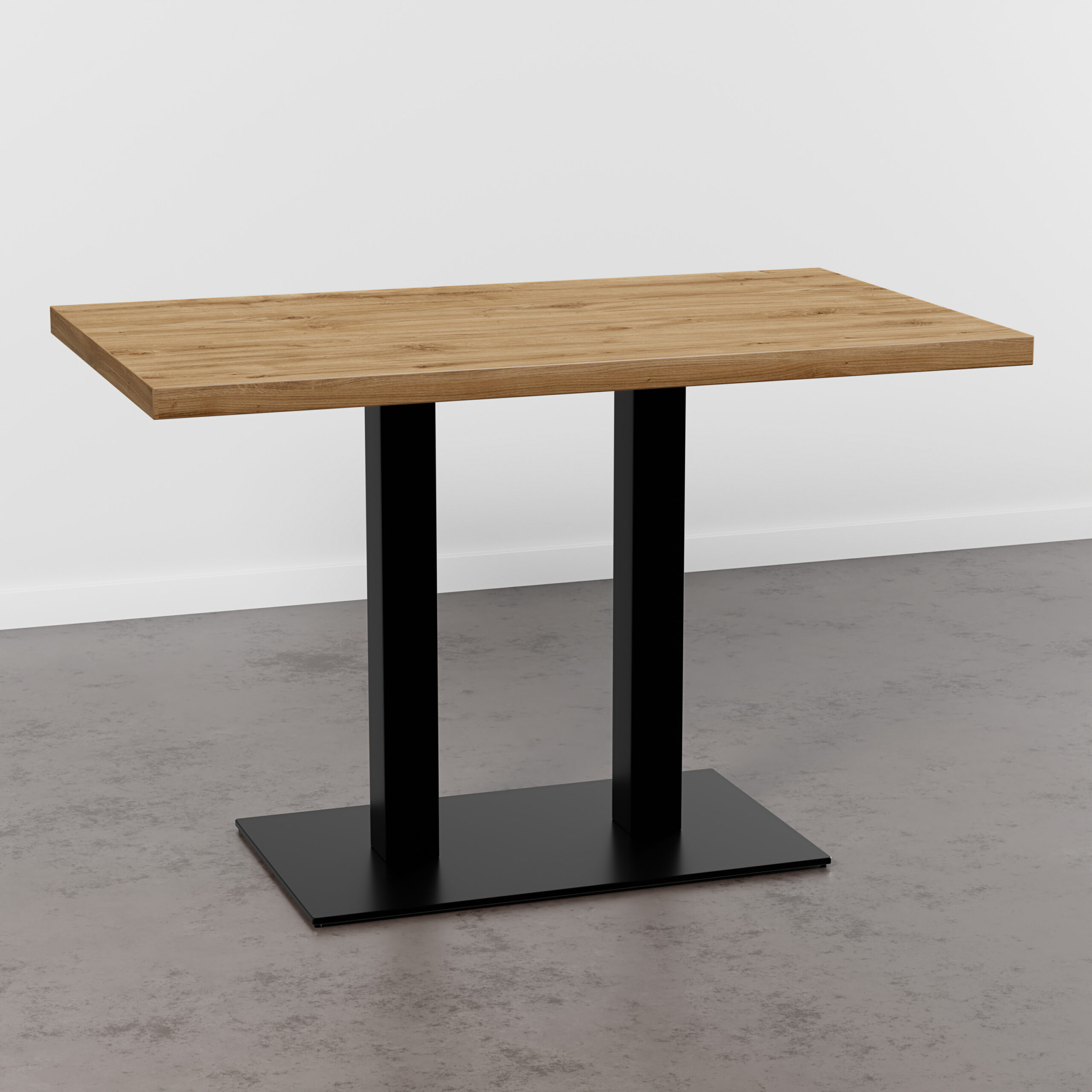 Tischgestell aus Gusseisen Doppel | Flache Bodenplatte 40cm x 70 cm – Bild 5