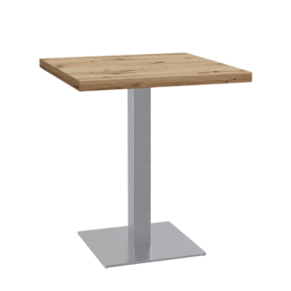 Bistrotisch 50x50 cm | D4225 OV Eiche Artisan | Edelstahl Gestell