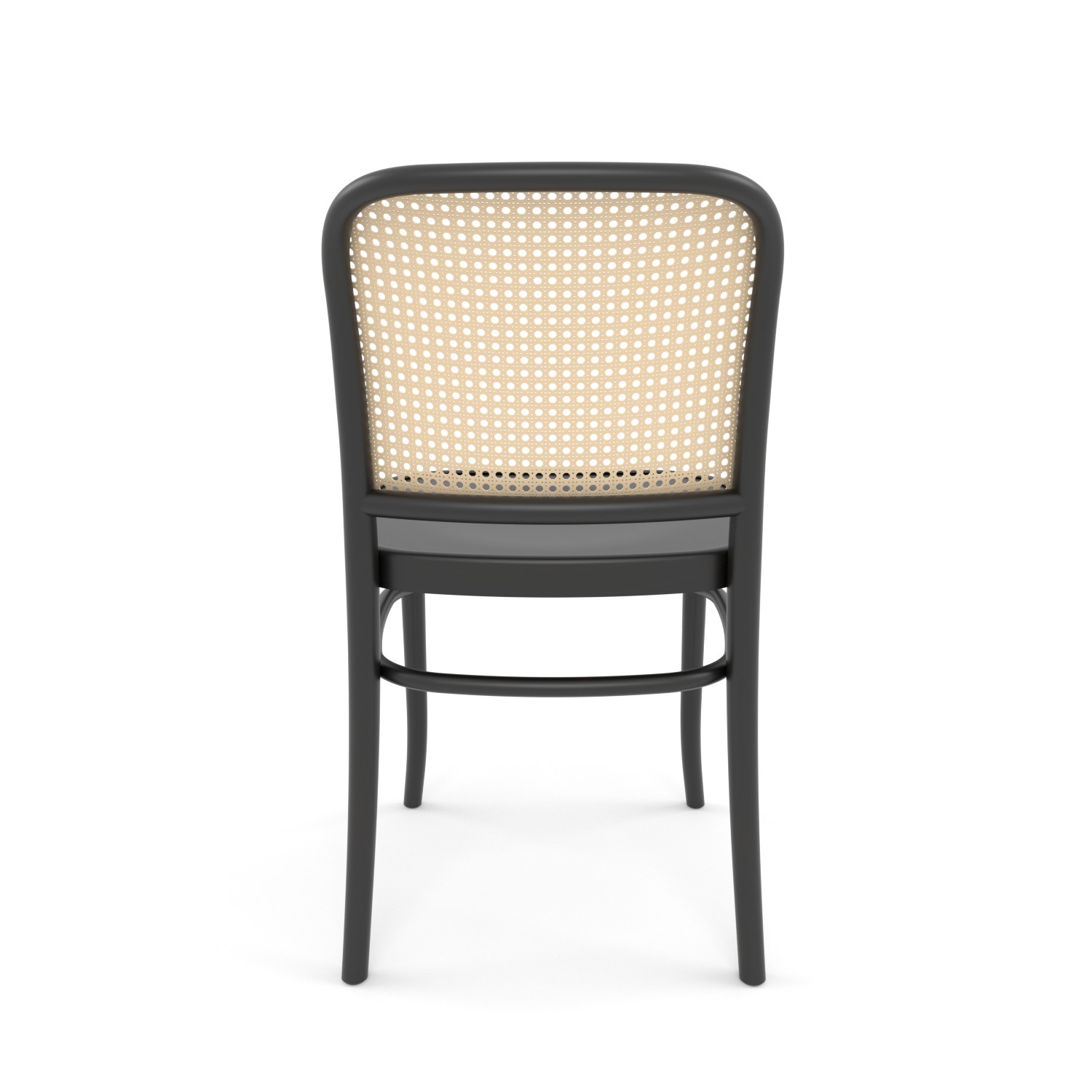 Premium Gastronomie Stuhl | A-811/2 | Klassisch Rattan Geflecht | Schwarz – Bild 3