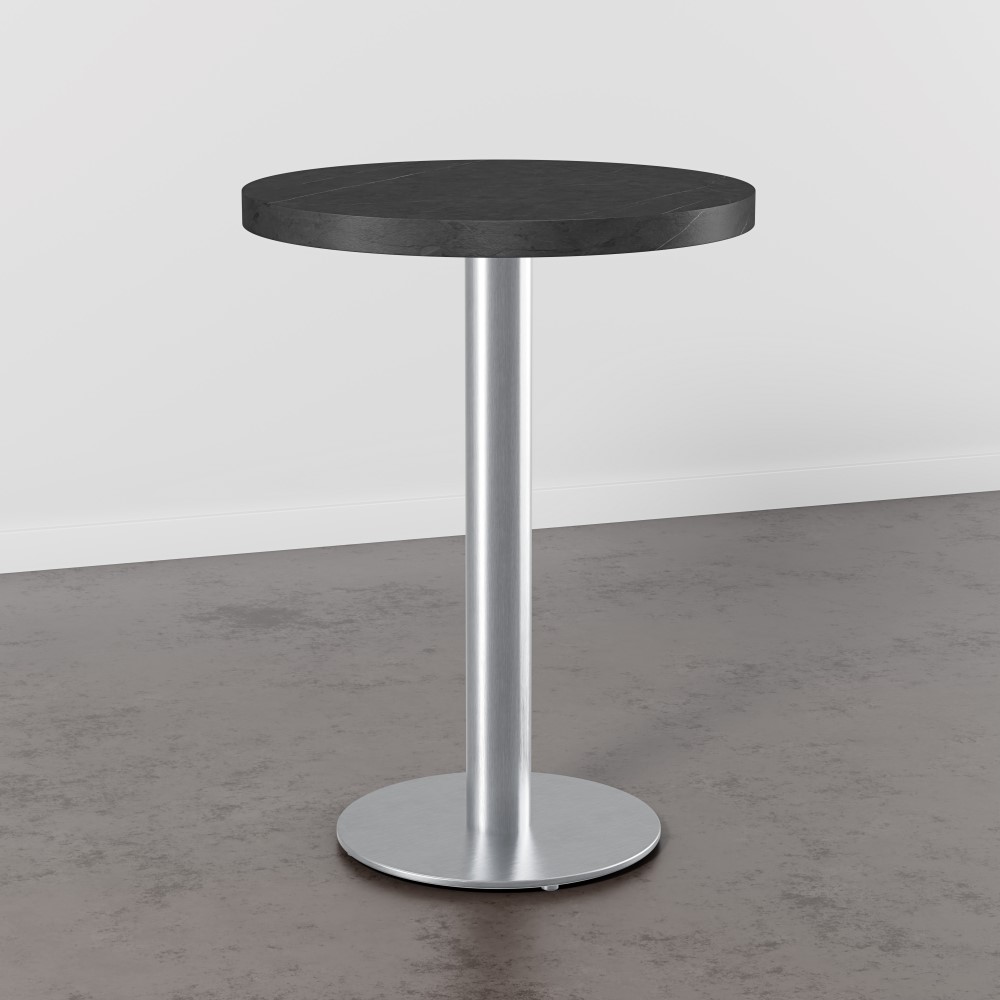 Runde Gastro Tischplatte | Marmor Dunkel | Durchmesser 60 cm – Bild 2